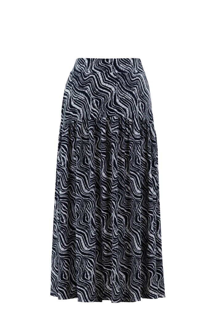 Printed Midi Skirt (7403)