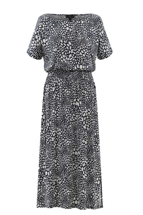 Maxi Dress With Drop Shoulder (7924)