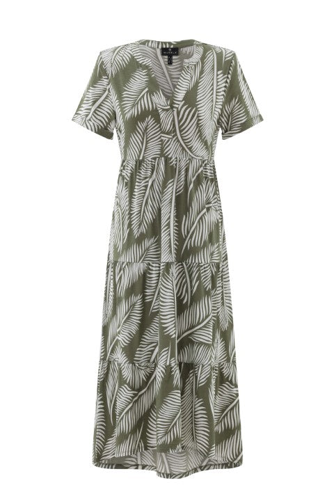 High Low Short Sleeve Dress (7929)
