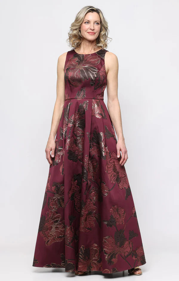 Margot Sleeveless Jacquard Dress (AE0124)