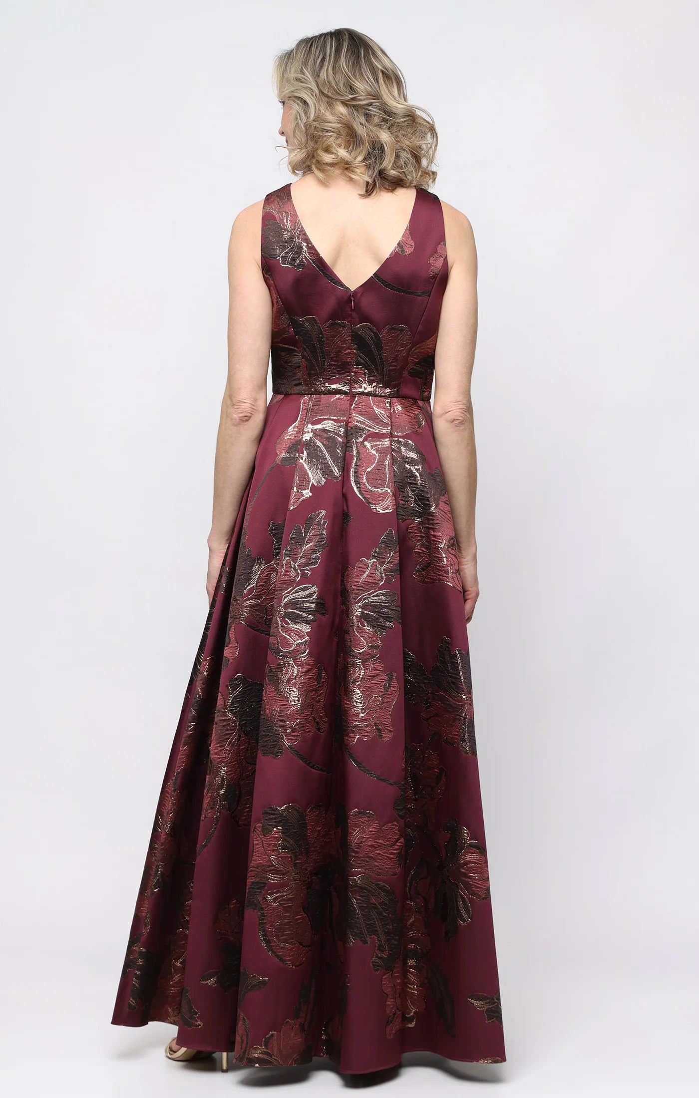 Margot Sleeveless Jacquard Dress (AE0124)