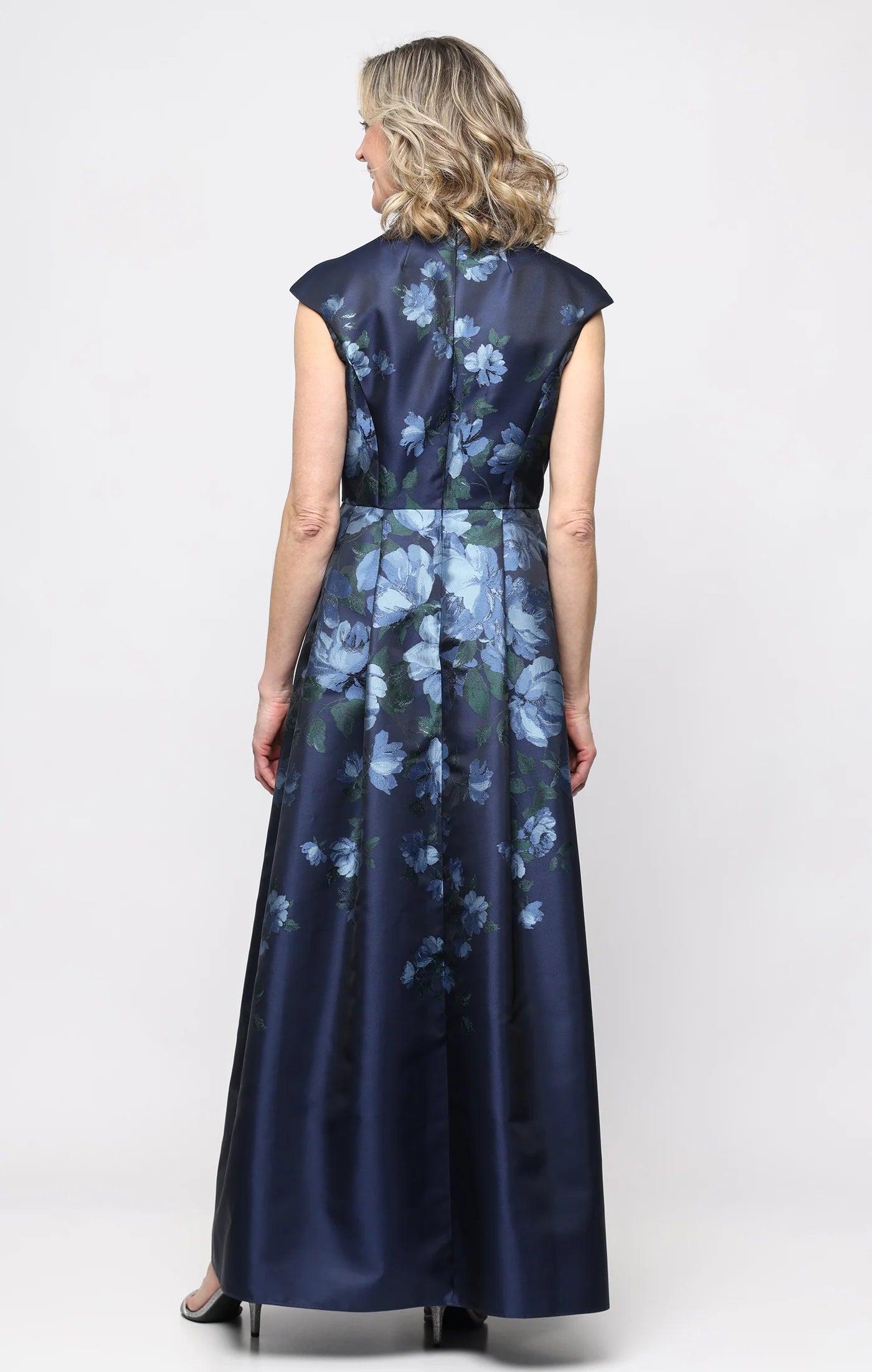 Josephine Floral Jacquard Gown (AE0123)
