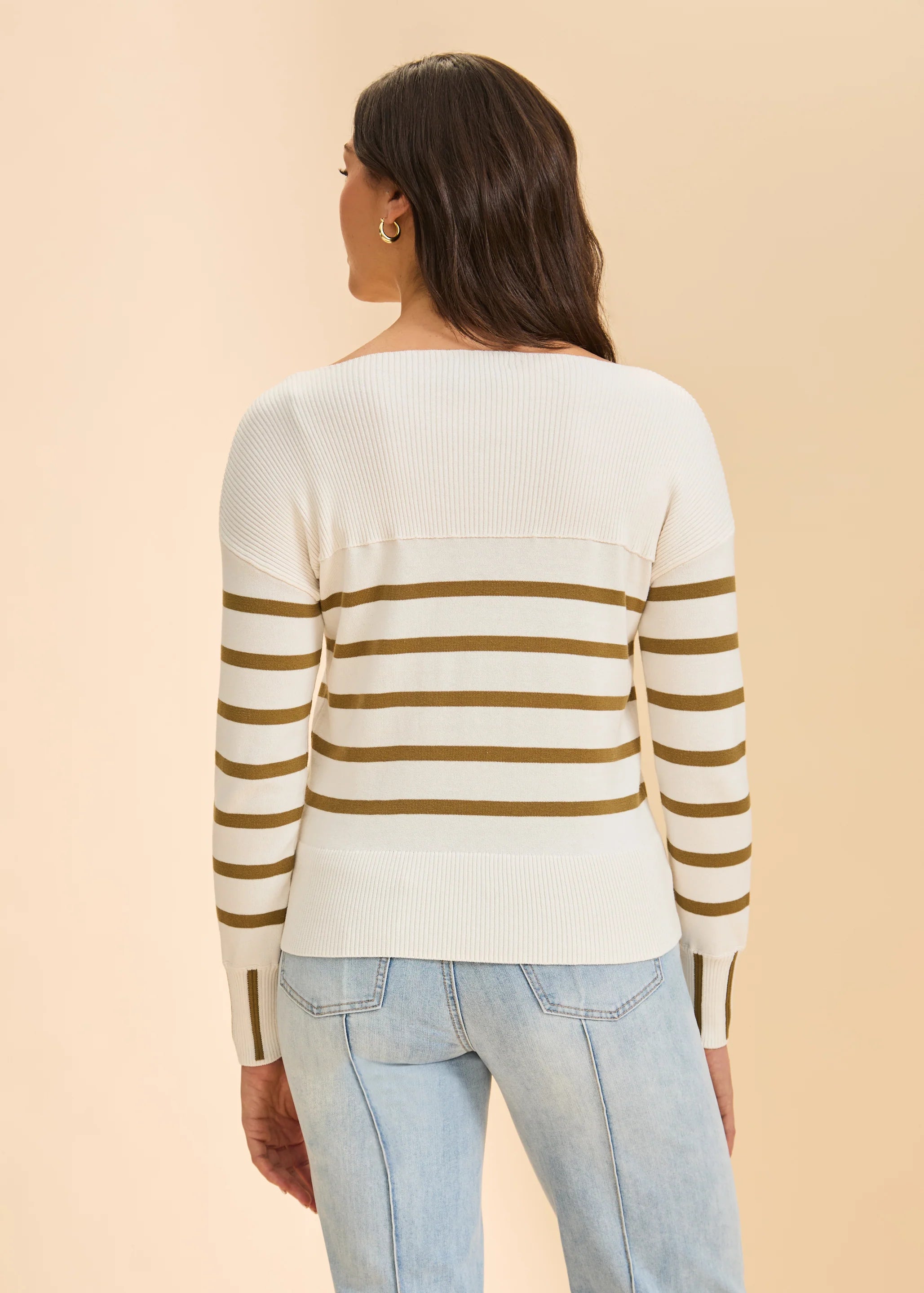 Long Sleeve Stripe Sweater (1955314)
