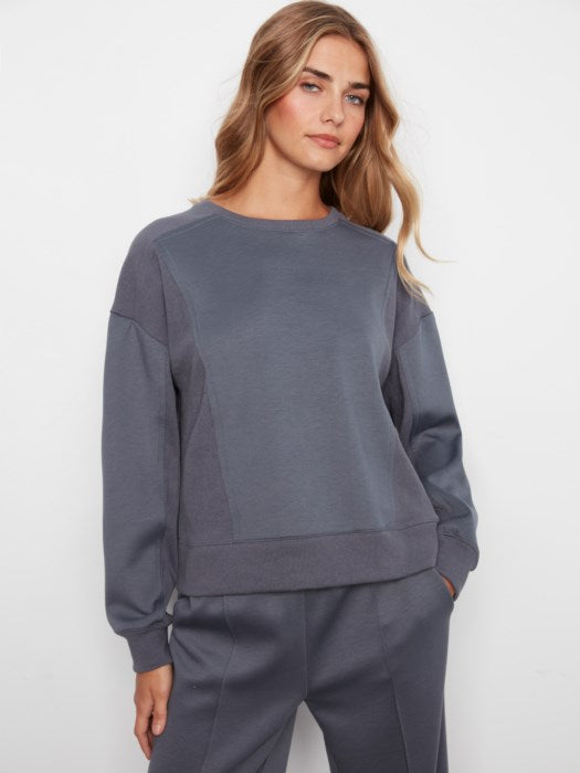 Soft Scuba Crew Neck Sweatshirt (C1462479C)
