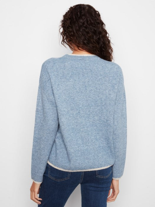 Embroidered Heart Sweater (C2026H690C)