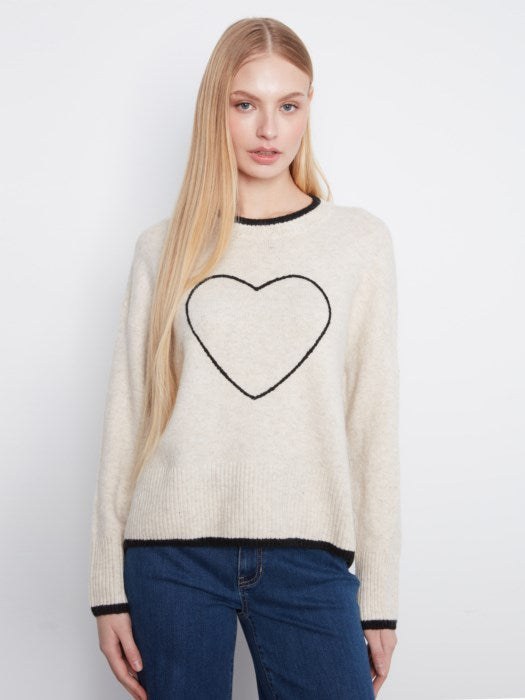 Embroidered Heart Sweater (C2026H690C)
