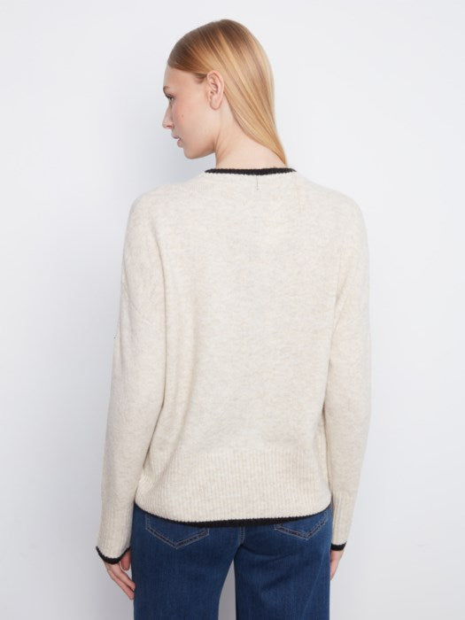 Embroidered Heart Sweater (C2026H690C)