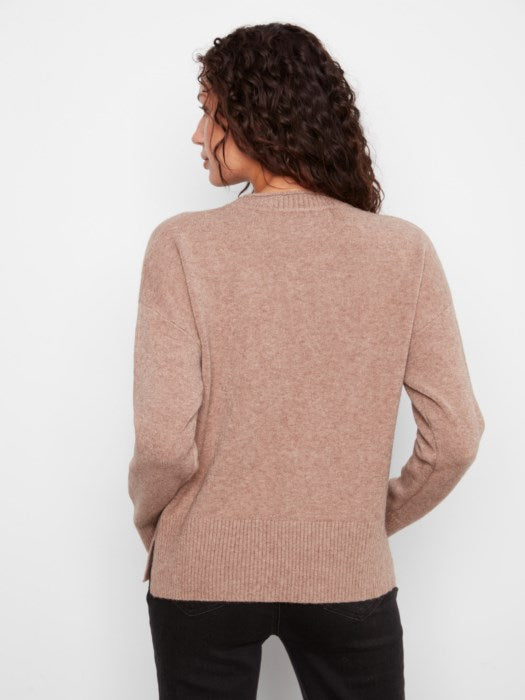 Patch Pocket Crew Neck Sweater (C2052736A)