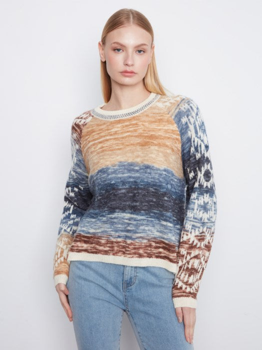 Reversible Raglan Sweater (C2130828C)