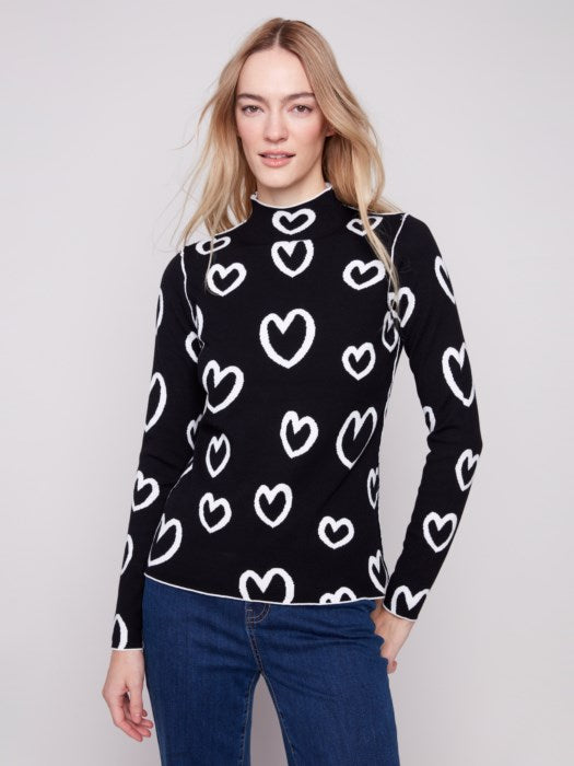 Reversible Mock Neck Sweater (C2681PR)
