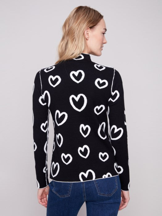 Reversible Mock Neck Sweater (C2681PR)