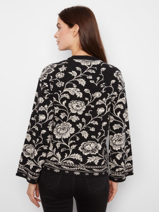 Crew Neck Jacquard Sweater (C2905R974A)