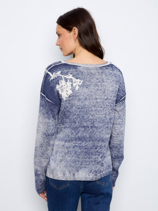 Reversible V-Neck Sweater (C2907P)