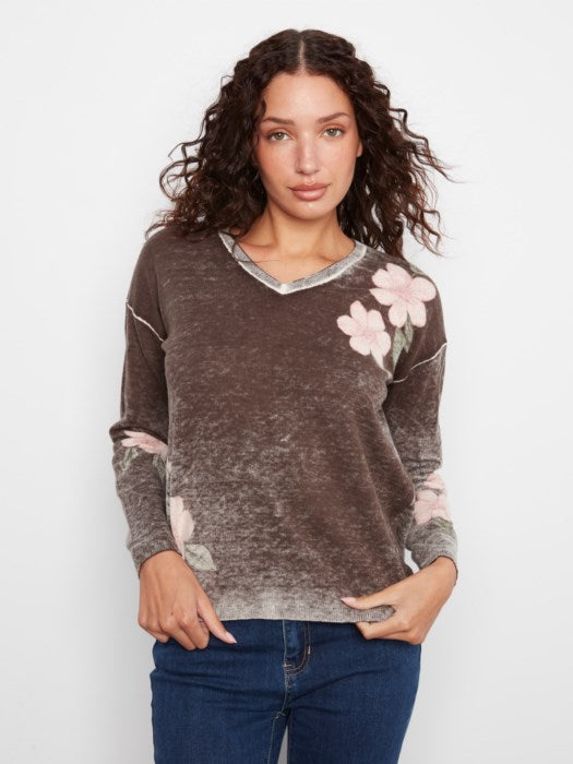 Reversible V-Neck Sweater (C2907P)