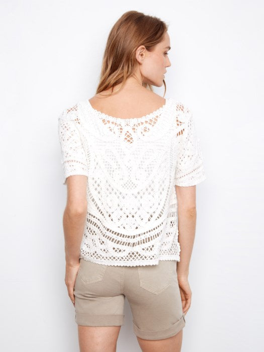 Reversible Cotton Crochet Top (C2965)