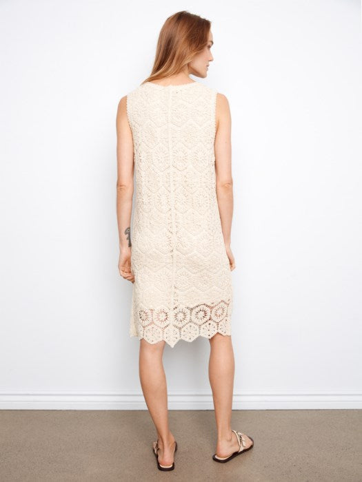 Cotton Crochet Sleeveless Dress (C3243264D)