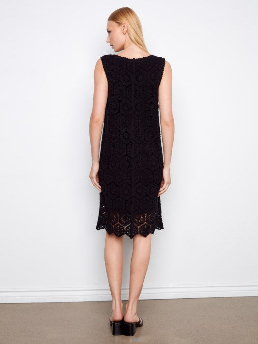 Cotton Crochet Sleeveless Dress (C3243631C)