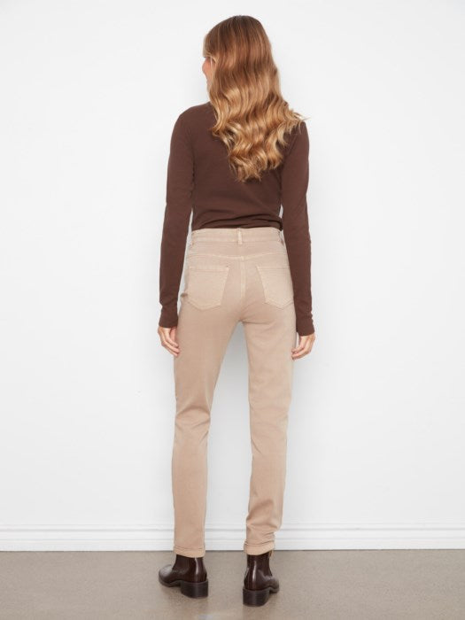 Cuffed Hem Twill Jeans (C5309YR188B)
