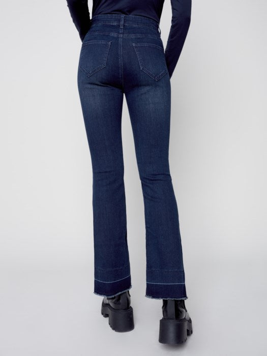 Bootcut Jeans with Contrast Cuff (C5368R)