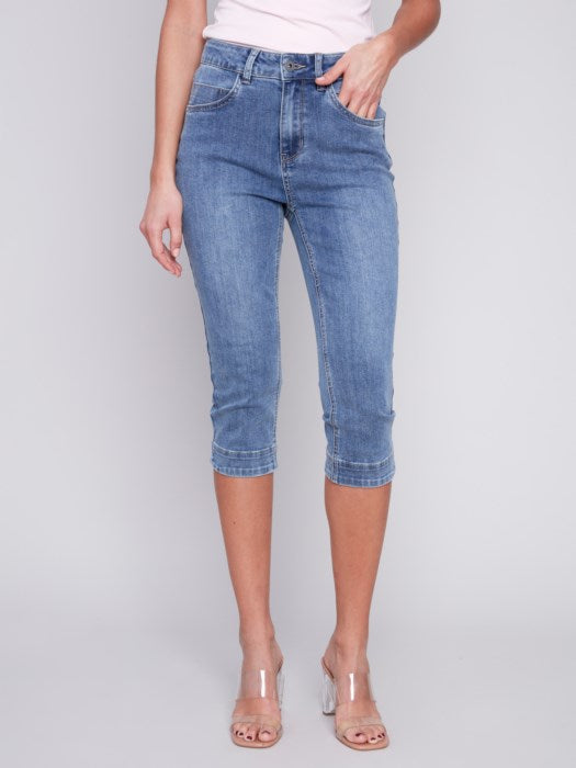Knee High Capri Jeans (C5514)