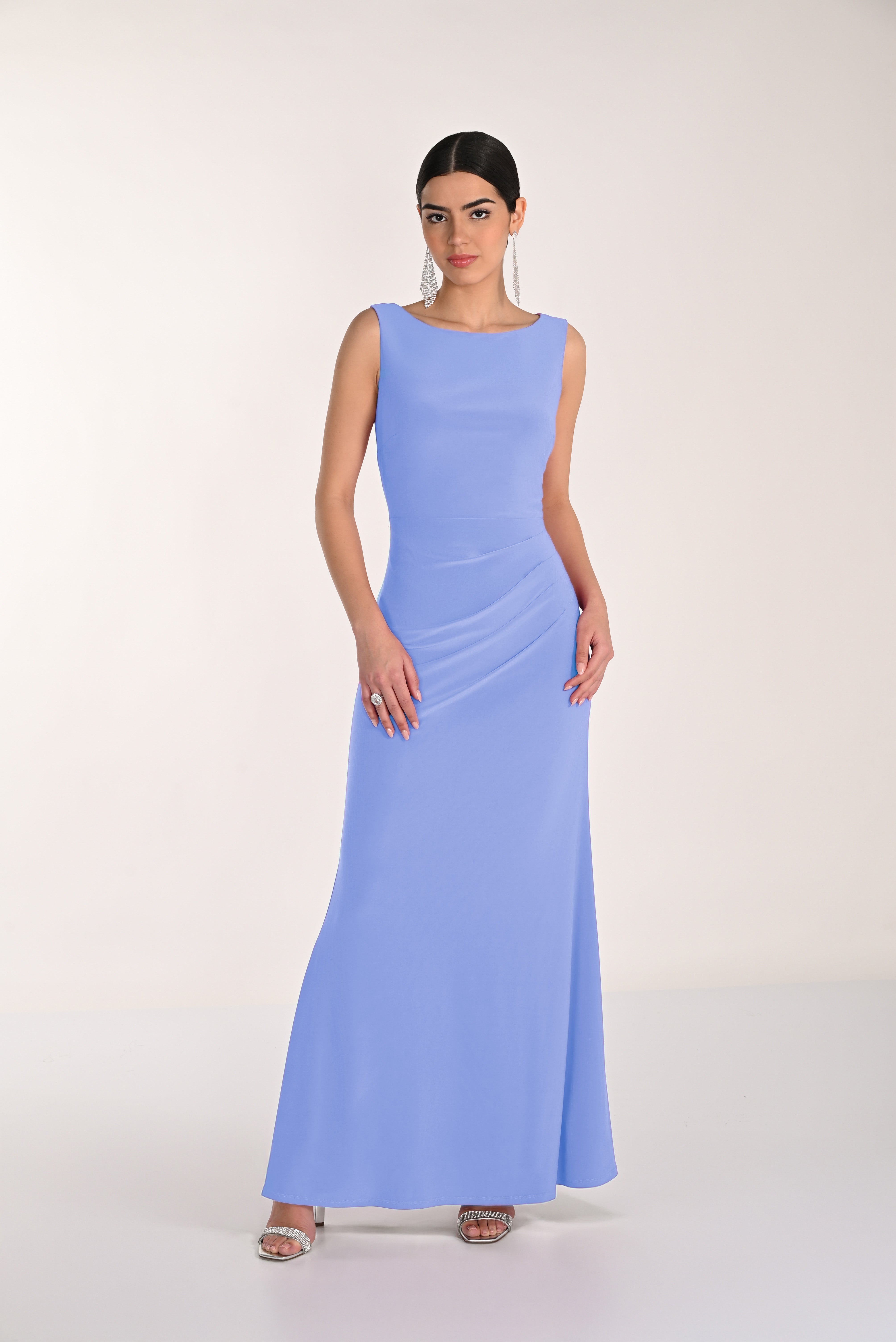 Ruched Front Gown (FL0182)