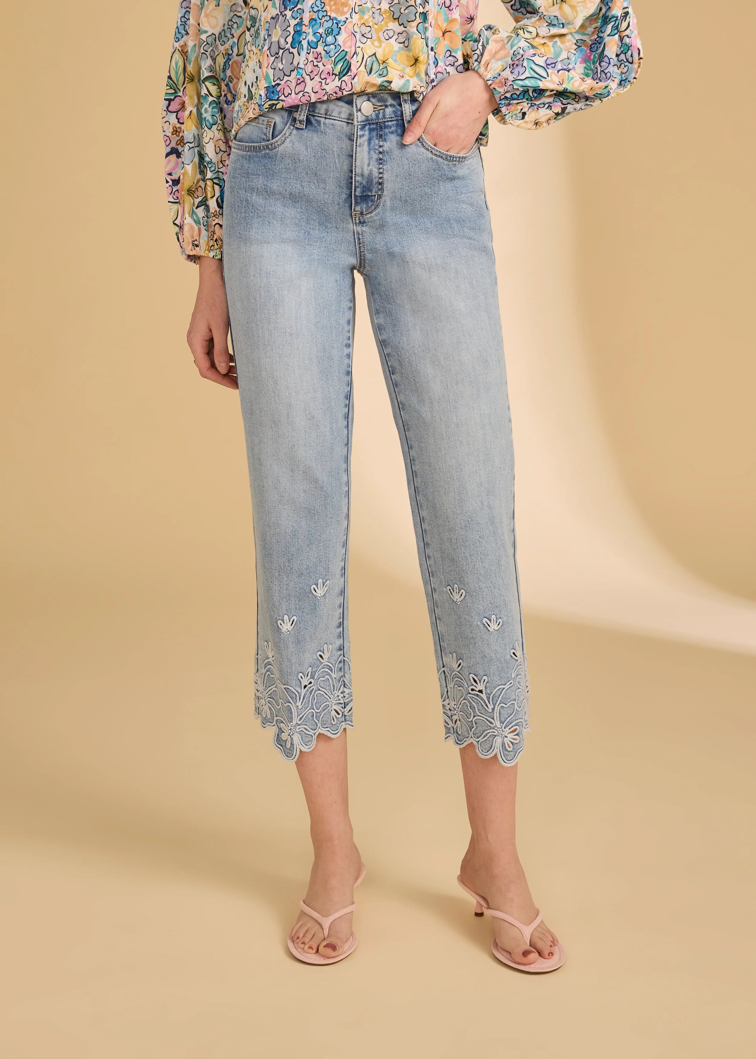 Olivia Straight Crop Denim (2328779)