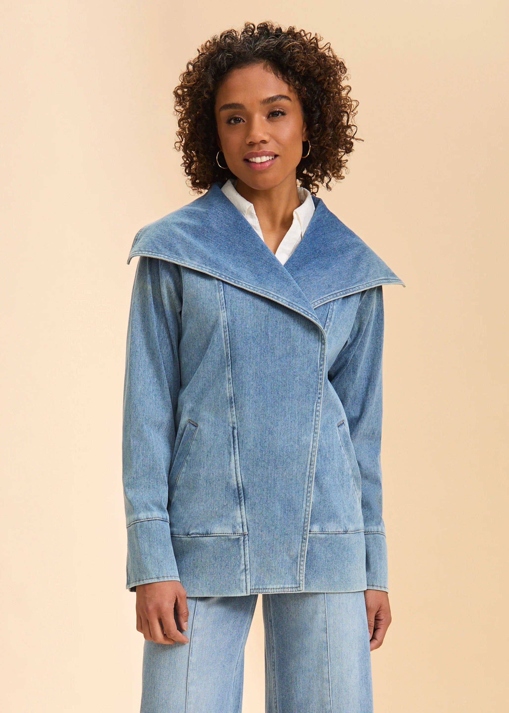 Draped Front Jacket (1447131)