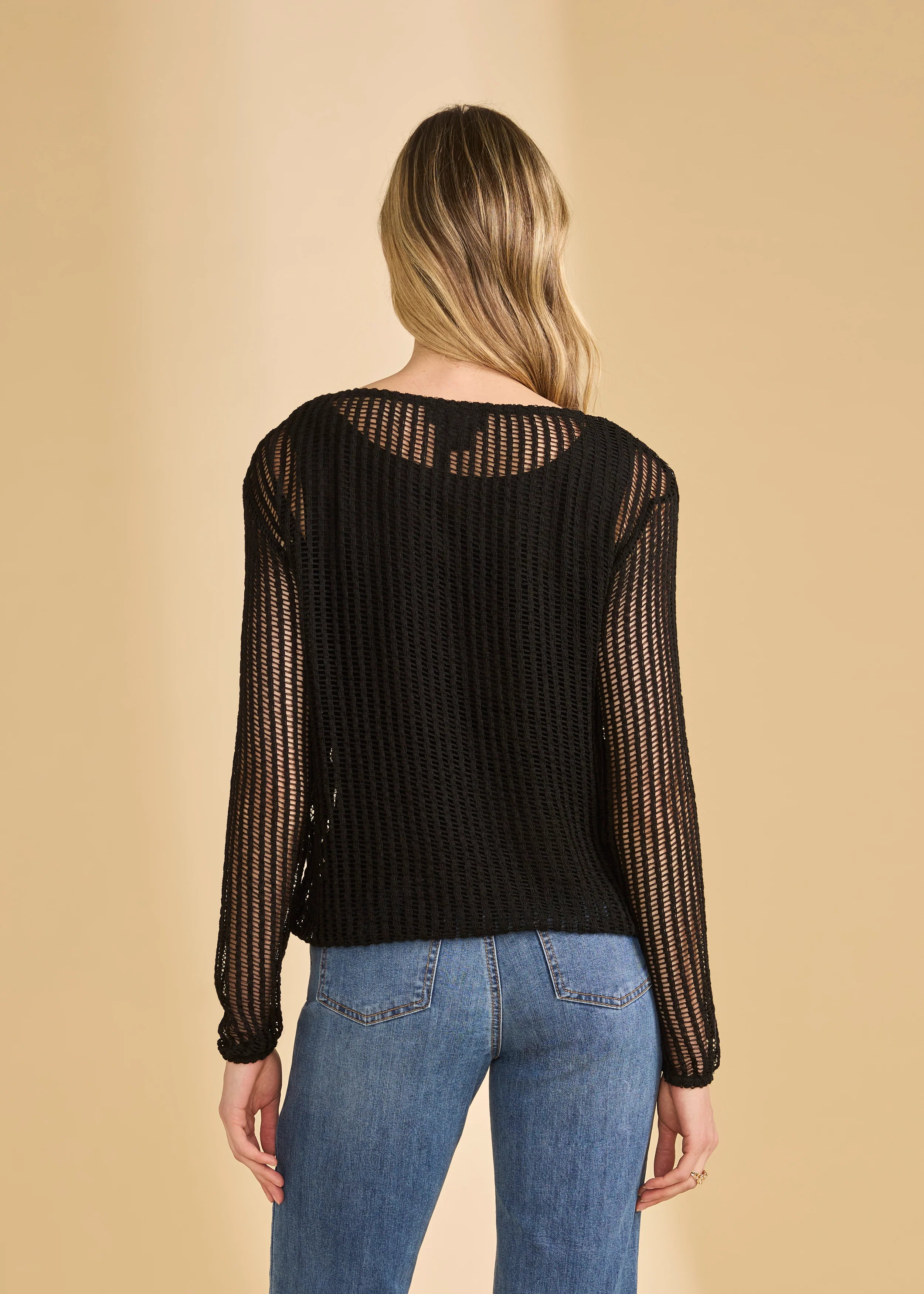 Long Sleeve Bubble Top (3648422)