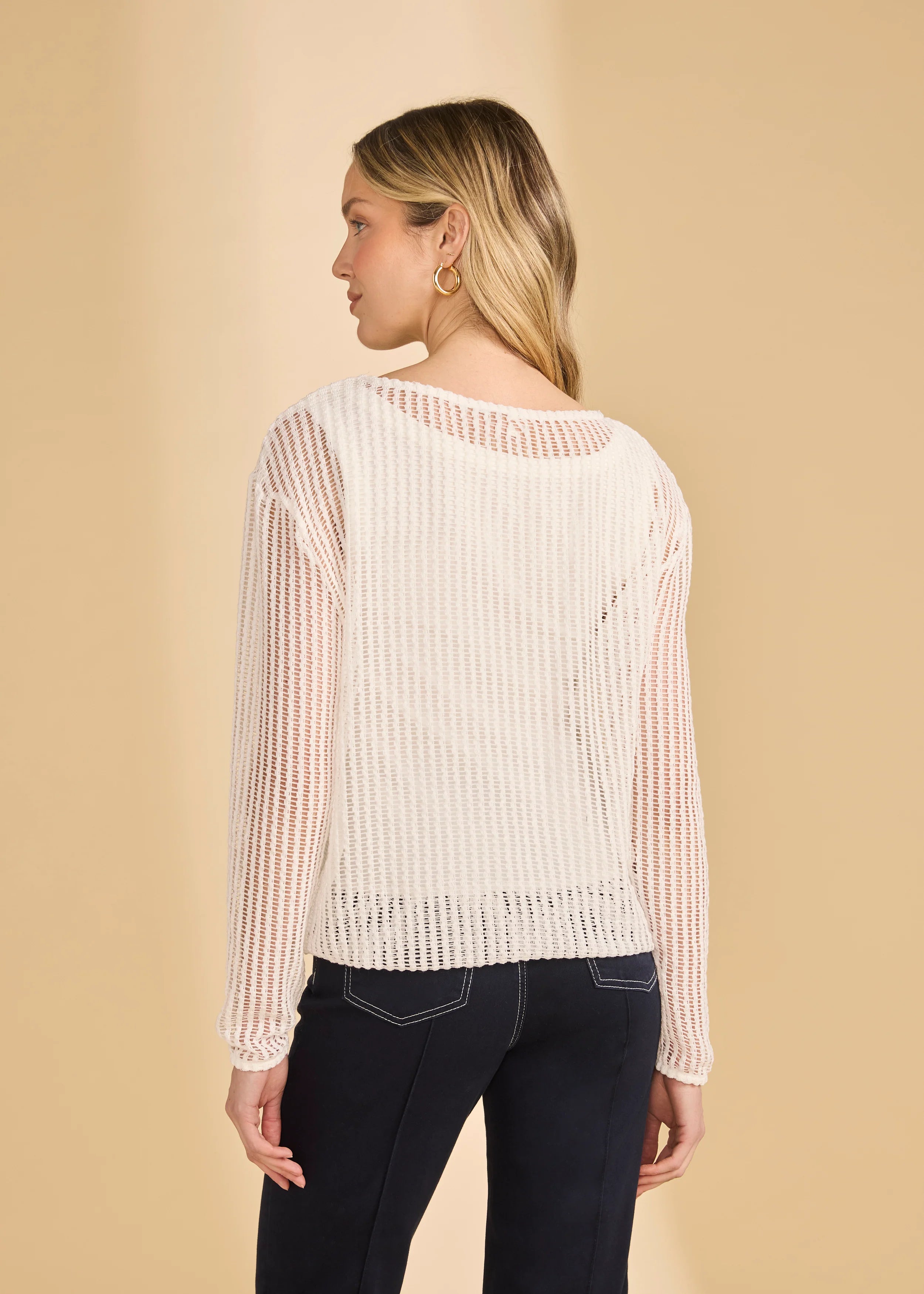 Long Sleeve Bubble Top (3648422)