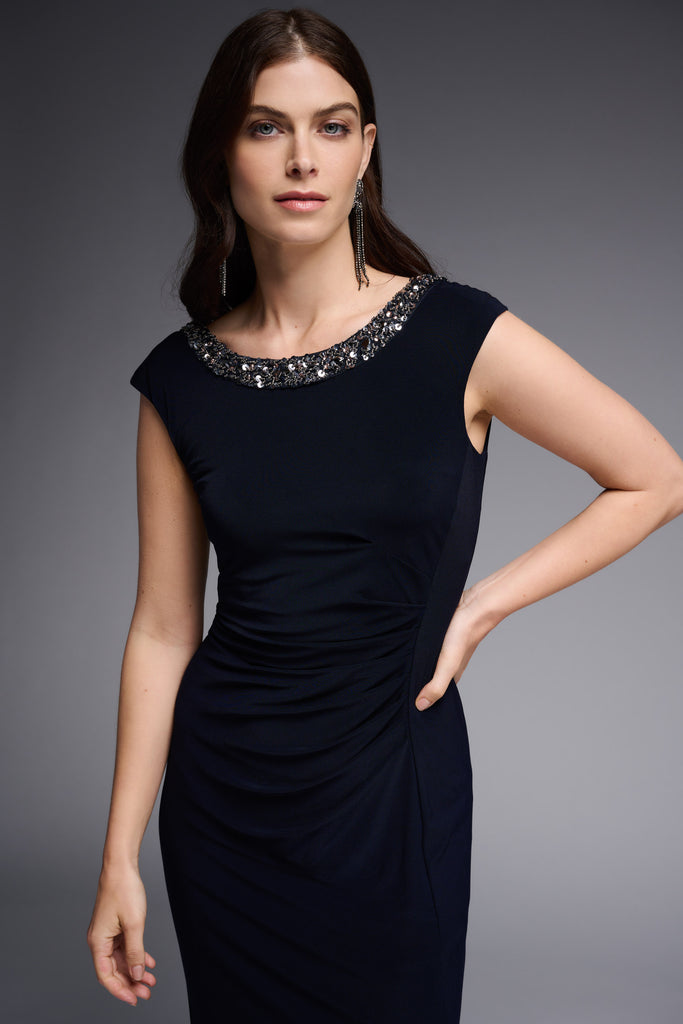 Dress with Embellished Neckline (JR1048)