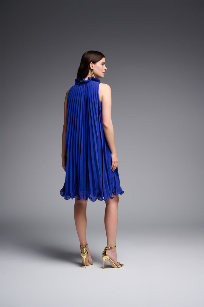 Chiffon Trapeze Sleeveless Dress (JR1056)