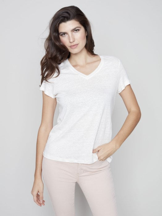 Linen Jersey T-Shirt (C1231)