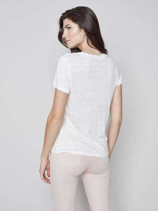 Linen Jersey T-Shirt (C1231)