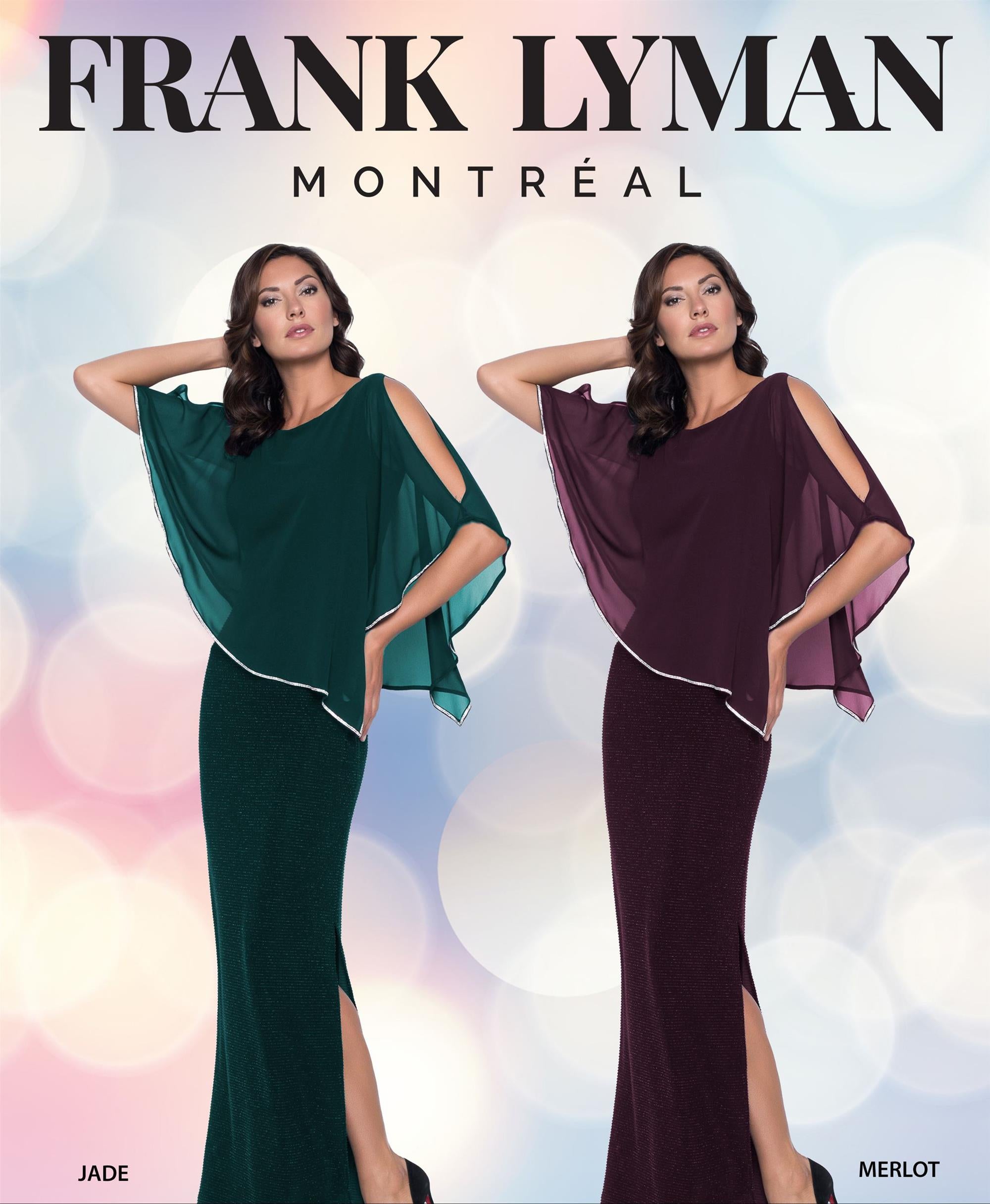 Long Dress with Sheer Overlay (FL0001)